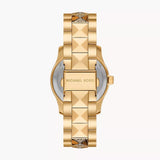 Buy Shop Michael Kors Runway Three Hand Brown Dial Two Tone Steel Strap Watch For Women - MK7389 USA Online