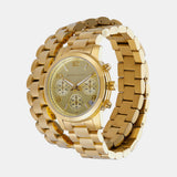 Buy Shop Michael Kors Runway Chronograph Analog Gold Dial Gold Steel Strap Watch for Women - MK7452 USA Online