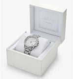 Buy Shop Michael Kors Sage Pavé Limited Edition Crystals Silver Dial Silver Steel Strap Watch for Women - MK7483LE USA Online