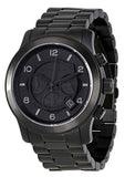 Buy Shop Michael Kors Runway Chronograph Black Dial Black Steel Strap Watch for Men - MK8157 USA Online