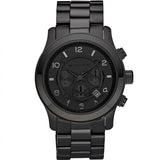 Buy Shop Michael Kors Runway Chronograph Black Dial Black Steel Strap Watch for Men - MK8157 USA Online