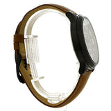 Buy Shop Michael Kors Paxton Analog Black Dial Brown Rubber Strap Watch For Men - MK8502 USA Online