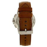 Buy Shop Michael Kors Ryker Chronograph Analog Blue Dial Brown Leather Strap Watch For Men - MK8518 USA Online