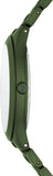Buy Shop Michael Kors Slim Runway Quartz Black Dial Green Steel Strap Watch For Men - MK8715 USA Online