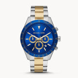Buy Shop Michael Kors Layton Chronograph Blue Dial Two Tone Steel Strap Watch For Men - MK8825 USA Online