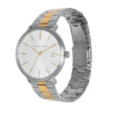 Buy Shop Michael Kors Blake Analog Silver Dial Two Tone Steel Strap Watch for Women - MK9134 USA Online