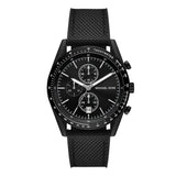 Buy Shop Michael Kors Accelerator Chronograph Black Dial Black Nylon Strap Watch for Men - MK9143 USA Online