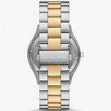 Buy Shop Michael Kors Slim Runway Quartz Green Dial Two Tone Steel Strap Watch for Women - MK9149 USA Online