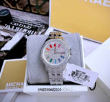 Buy Shop Michael Kors Pilot Quartz Silver Dial Silver Steel Strap Watch For Women - MK7368 USA Online