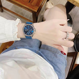 Buy Shop Michael Kors Mini Pilot Pave Blue Dial Blue Silicone Strap Watch for Women - MKO1004 USA Online