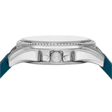 Buy Shop Michael Kors Mini Pilot Pave Blue Dial Blue Silicone Strap Watch for Women - MKO1004 USA Online