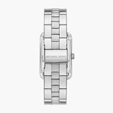 Buy Shop Michael Kors Monroe Three Hand Silver Dial Silver Steel Strap Watch for Women - MKO1033 USA Online