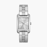 Buy Shop Michael Kors Monroe Three Hand Silver Dial Silver Steel Strap Watch for Women - MKO1033 USA Online