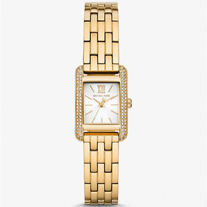 Buy Shop Michael Kors Monroe Pave Crystals White Dial Gold Steel Strap Watch for Women - MKO1034 USA Online