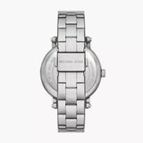 Buy Shop Michael Kors Corey Three Hand Pink Dial Silver Steel Strap Watch for Women - MKO1050 USA Online