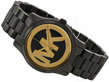 Buy Shop Michael Kors Runway Black Dial Black Steel Strap Watch for Women - MK6057 USA Online