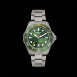 Buy Shop Tag Heuer Aquaracer Professional 300 Automatic Green Dial Silver Steel Strap Watch for Men - WBP208B.BF0631 USA Online
