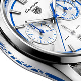 Buy Shop Tag Heuer Carrera Porsche RS 2.7 Automatic Chronograph White Dial White Nylon Strap Watch for Men - CBN2016.EB0275 USA Online