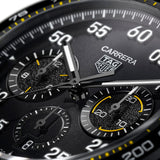 Buy Shop Tag Heuer Carrera x Porsche Automatic Chronograph Black Dial Black Nylon Strap Watch for Men - CBN2A1H.FC6512 USA Online