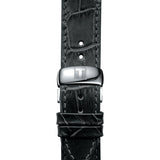 Buy Shop Tissot PRC 200 Chronograph Black Dial Black Leather Strap Watch For Men - T055.417.16.057.00 USA Online
