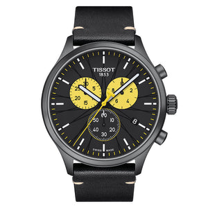 Buy Shop Tissot Chrono XL Tour De France Special Edition Black Dial Black Leather Strap Watch for Men - T116.617.36.051.11 USA Online