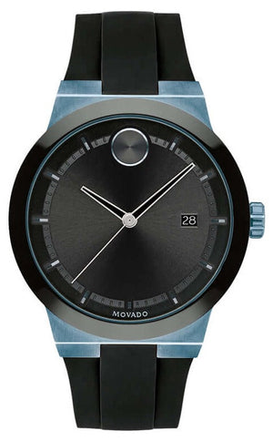 Buy Shop Movado Bold Fusion Black Dial Black Rubber Strap Watch for Men - 3600626 USA Online