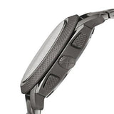 Buy Shop Fossil Machine Chronograph Black Dial Grey Steel Strap Watch for Men - FS4662 USA Online