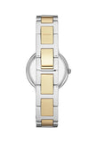 Buy Shop Fossil Virginia Silver Dial Two Tone Steel Strap Watch for Women - ES3503 USA Online