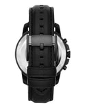Buy Shop Fossil Grant Chronograph Black Dial Black Leather Strap Watch for Men - FS5132 USA Online