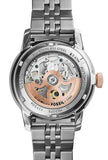 Buy Shop Fossil Townsman Automatic Skeleton White Dial Two Tone Steel Strap Watch for Men - ME3075 USA Online
