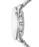 Buy Shop Fossil Neutra Chronograph White Dial Silver Mesh Bracelet Watch for Men - FS5382 USA Online