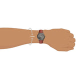 Buy Shop Fossil The Minimalist 3H Grey Dial Brown Leather Strap Watch for Men - FS5479 USA Online