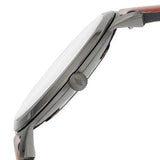 Buy Shop Fossil The Minimalist 3H Grey Dial Brown Leather Strap Watch for Men - FS5479 USA Online