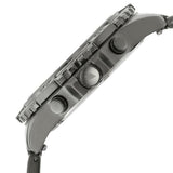 Buy Shop Fossil Goodwin Chrono Analog Black Dial Grey Steel Strap Watch for Men - FS5518 USA Online
