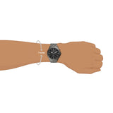 Buy Shop Fossil Forrester Chronograph Black Dial Grey Steel Strap Watch for Men - FS5606 USA Online
