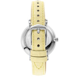 Buy Shop Fossil Jacqueline Three-Hand White Dial Yellow Leather Strap Watch for Women - ES4812 USA Online