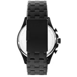 Buy Shop Fossil Forrester Chronograph Black Dial Black Steel Strap Watch for Men - FS5697 USA Online