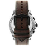 Buy Shop Fossil Dillinger Chronograph White Dial Brown Leather Strap Watch for Men - FS5674 USA Online