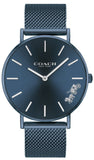 Buy Shop Coach Perry Blue Dial Blue Mesh Bracelet Watch for Women - 14503485 USA Online
