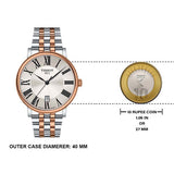 Buy Shop Tissot Carson Premium White Dial Two Tone Steel Strap Watch For Men - T122.410.22.033.00 USA Online