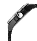 Buy Shop Fossil FB-01 Three-Hand Black Dial Black Ceramic Strap Watch for Women - CE1108 USA Online
