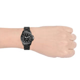 Buy Shop Fossil FB-01 Three-Hand Black Dial Black Ceramic Strap Watch for Women - CE1108 USA Online