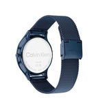 Buy Shop Calvin Klein Tone Blue Dial Blue NATO Strap Watch for Men - K7K514VN USA Online