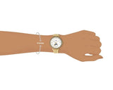 Fossil Jacqueline Moonphase Mother of Pearl Dial Gold Steel Strap Watch for Women - ES5167