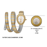 Buy Shop Just Cavalli Doppio Silver Dial Two Tone Steel Strap Watch for Women - JC1L163M0075 USA Online