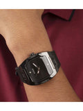 Buy Shop Guess Phoenix Black Dial Black Rubber Strap Watch for Men - GW0386G1 USA Online