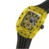 Buy Shop Guess Phoenix Chronograph Black Dial Black Rubber Strap Watch for Men - GW0499G2 USA Online