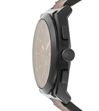 Buy Shop Fossil Everett Chronograph Black Dial Brown Leather Strap Watch for Men - FS5798 USA Online