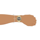 Buy Shop Fossil Inscription Automatic Skeleton Black Dial Gold Steel Strap Watch for Men - BQ2573 USA Online