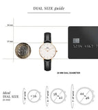 Buy Shop Daniel Wellington Classic Petite Sheffield White Dial Black Leather Strap Watch For Women - DW00100230 USA Online